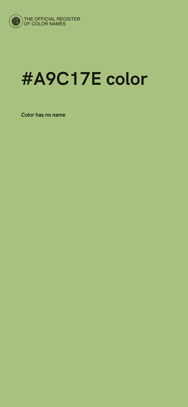 #A9C17E color image