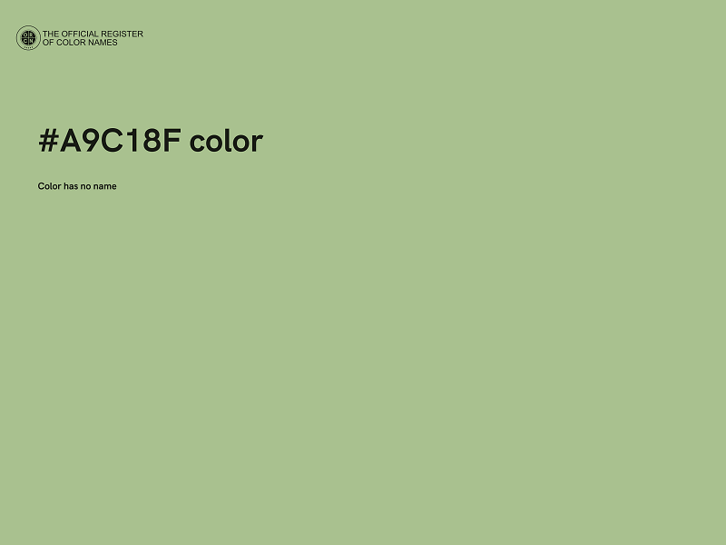 #A9C18F color image