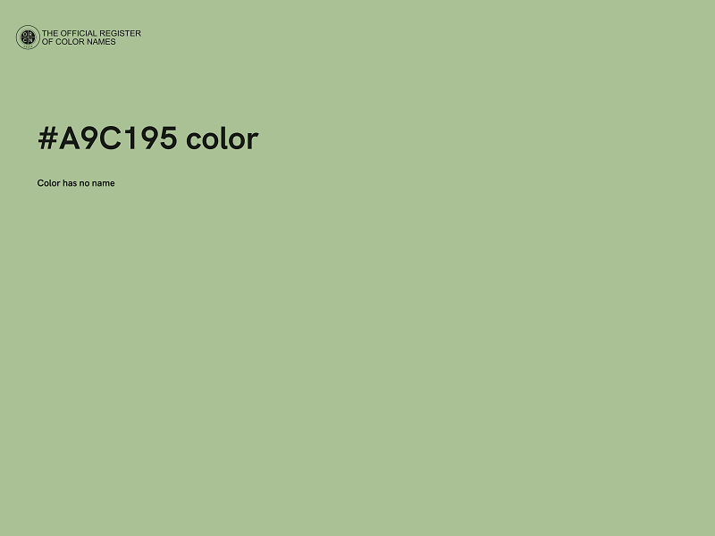 #A9C195 color image