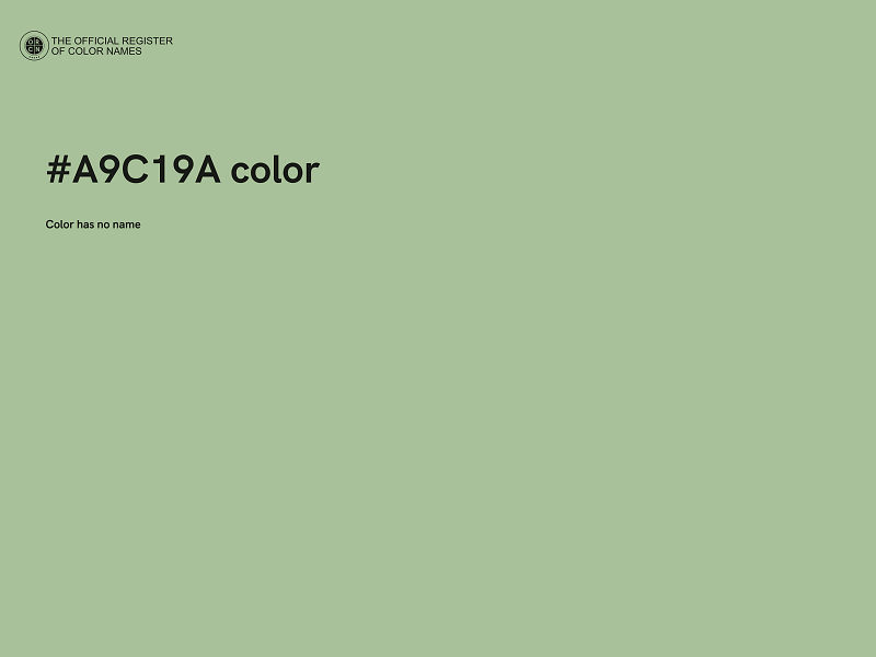 #A9C19A color image