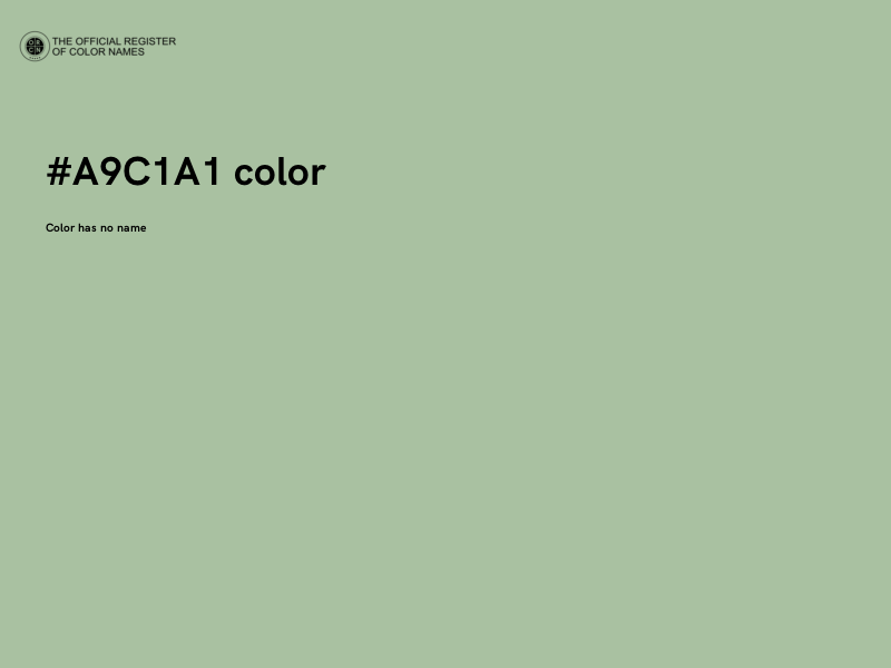 #A9C1A1 color image