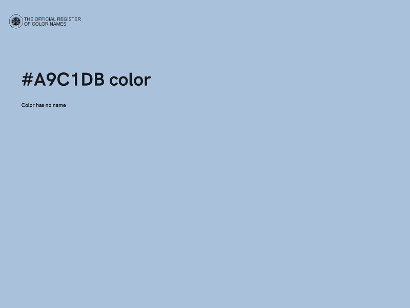 #A9C1DB color image