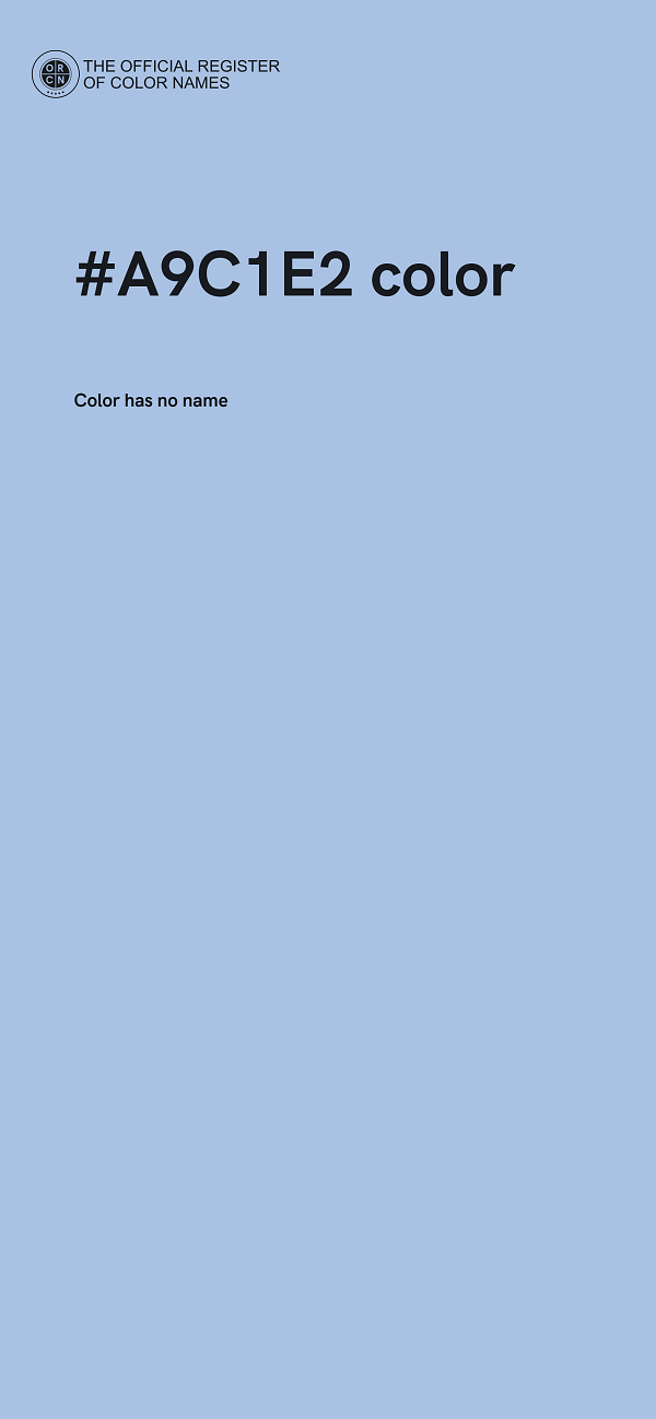 #A9C1E2 color image
