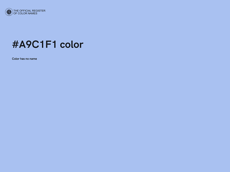 #A9C1F1 color image