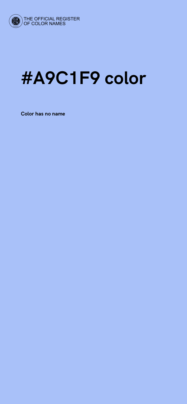 #A9C1F9 color image