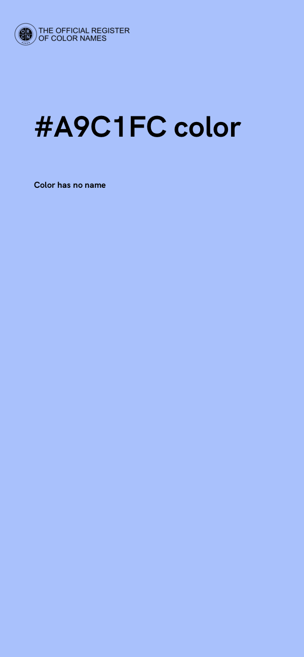 #A9C1FC color image