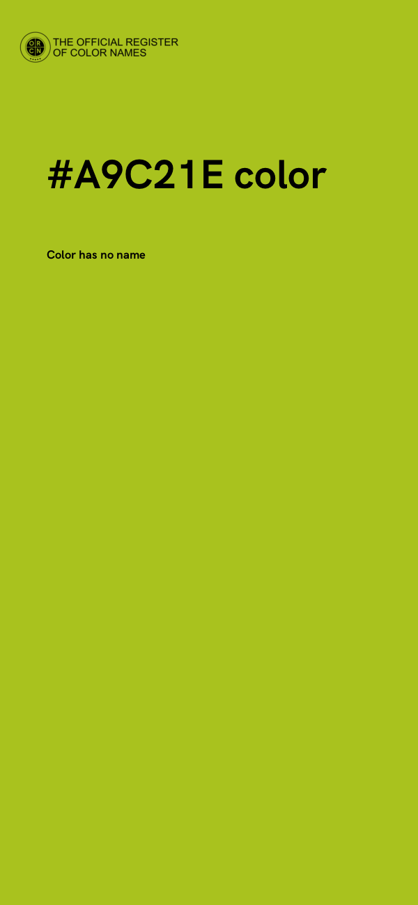 #A9C21E color image