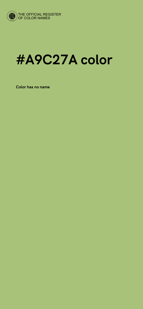 #A9C27A color image