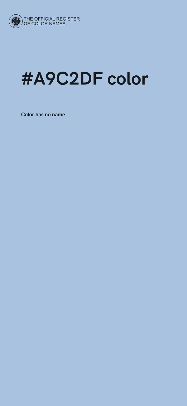#A9C2DF color image