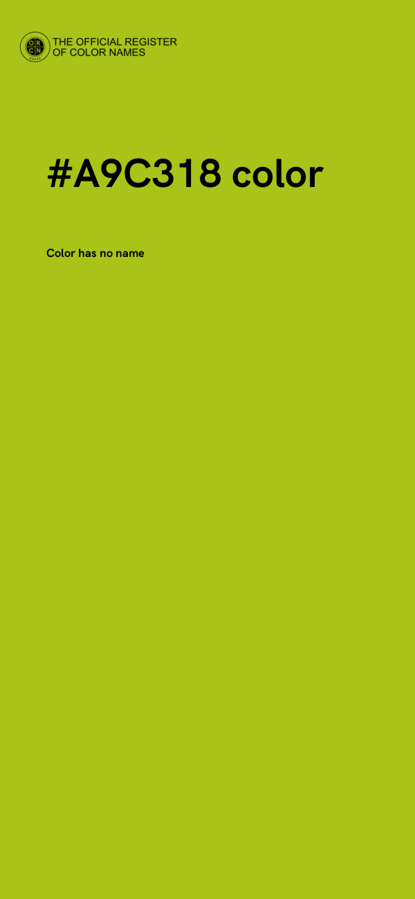#A9C318 color image