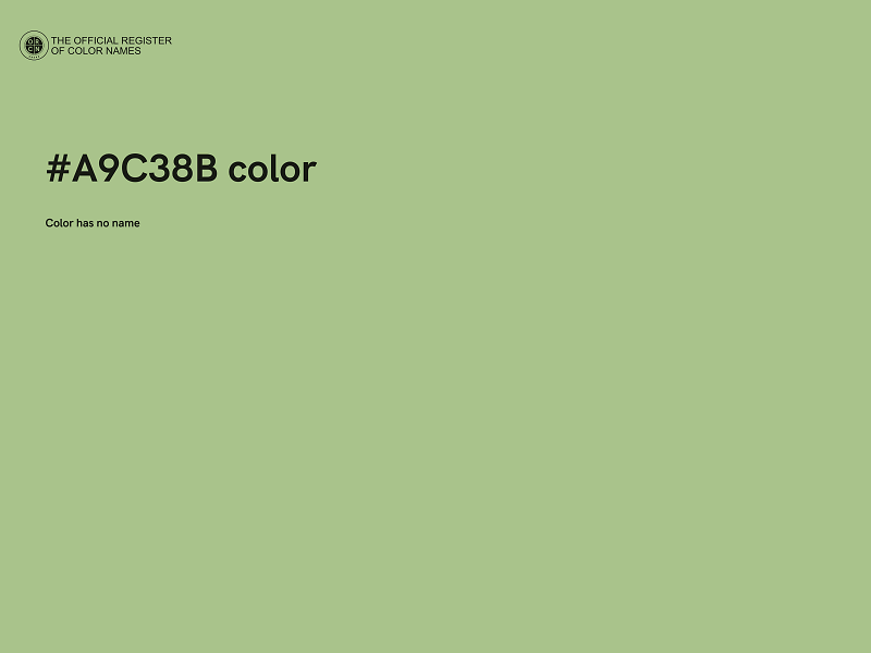 #A9C38B color image