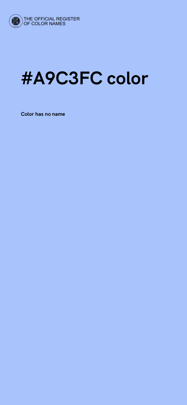 #A9C3FC color image