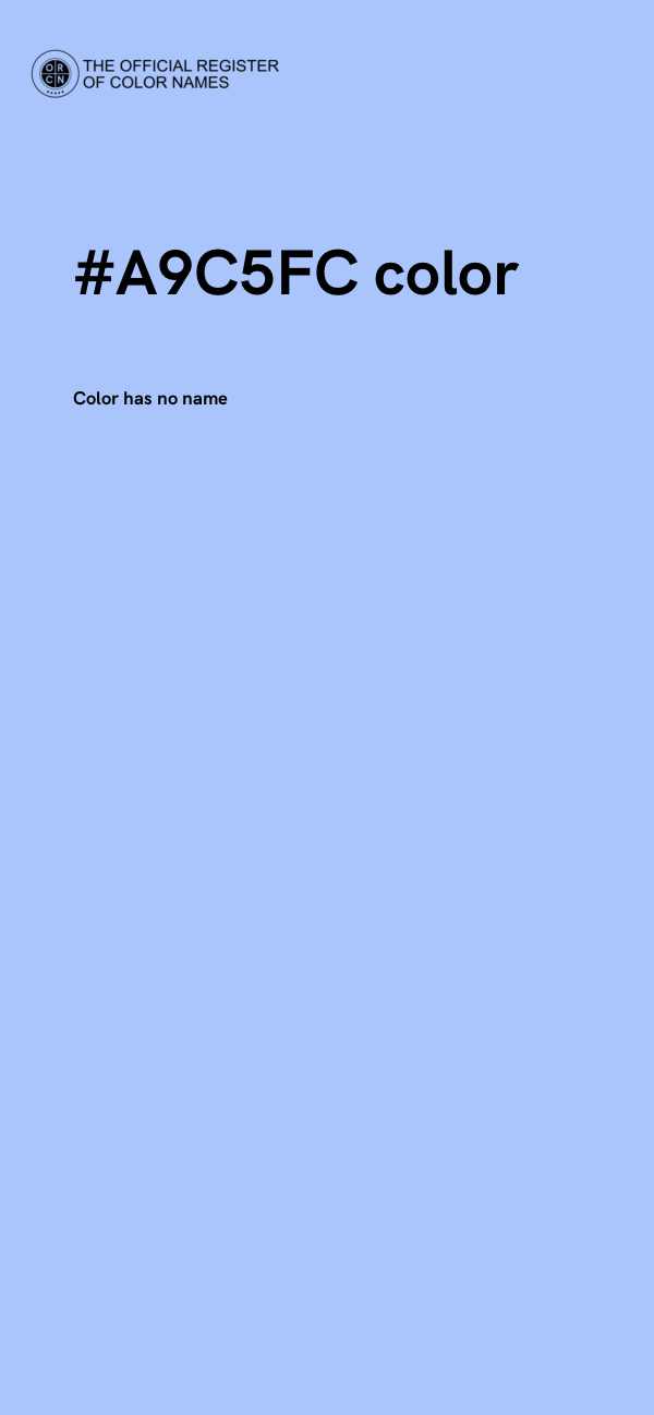 #A9C5FC color image