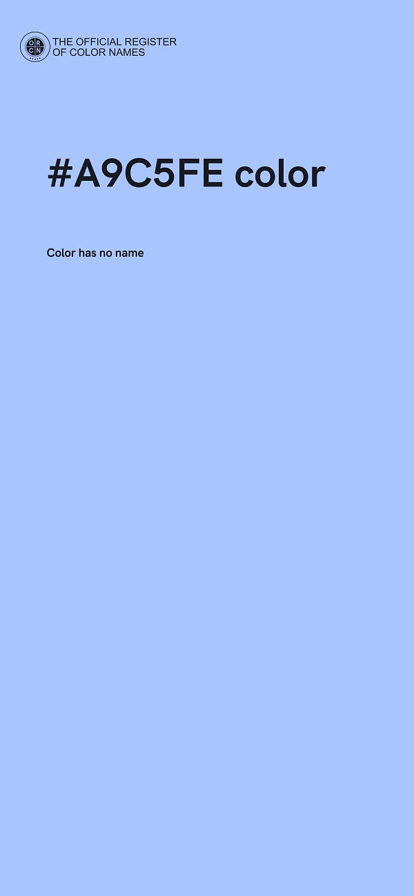 #A9C5FE color image