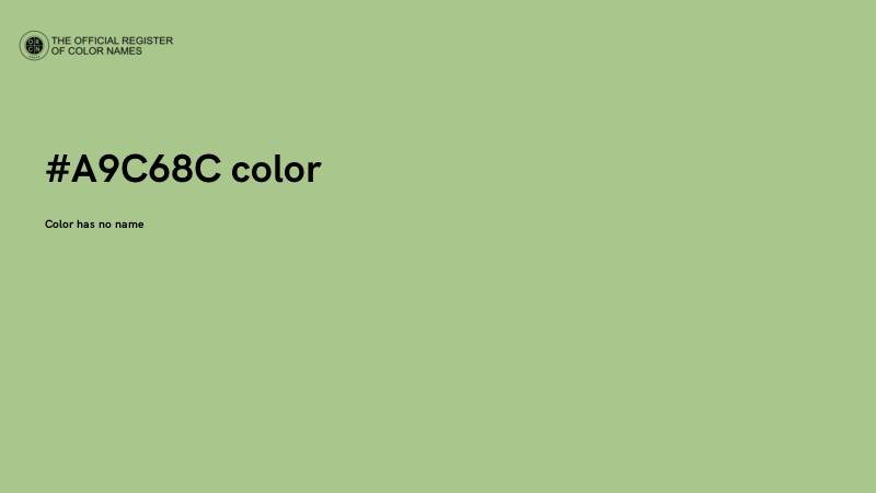 #A9C68C color image