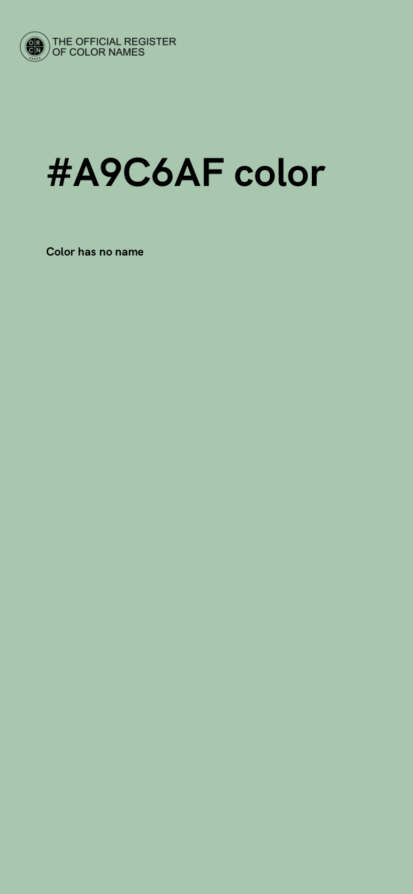 #A9C6AF color image