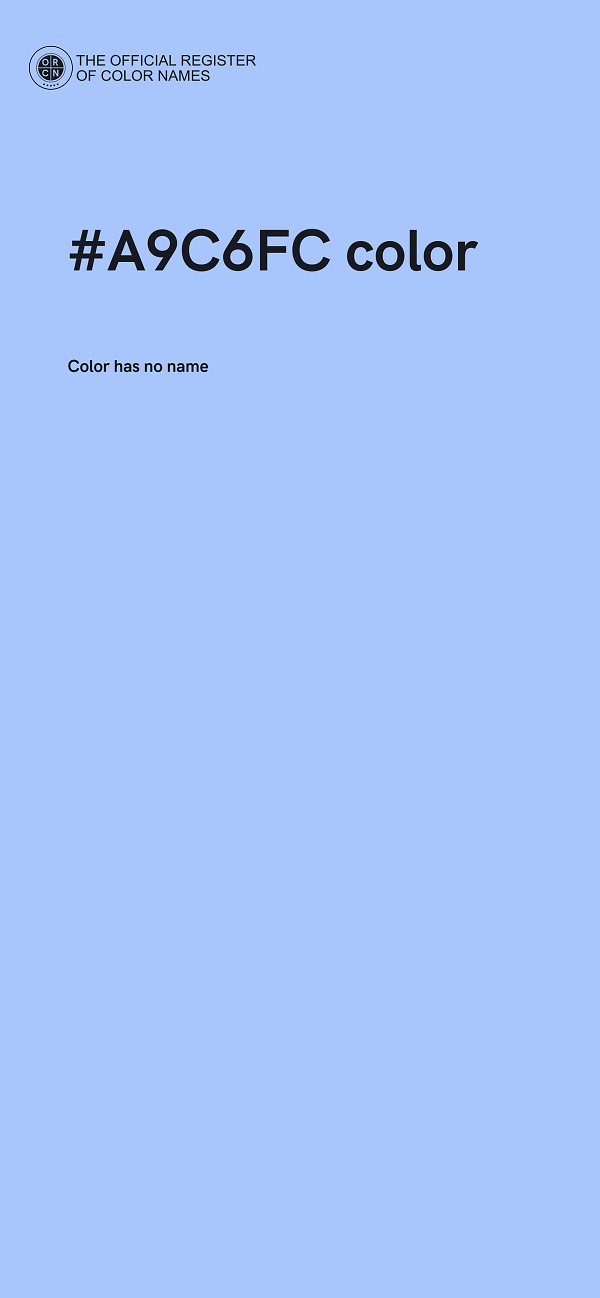 #A9C6FC color image