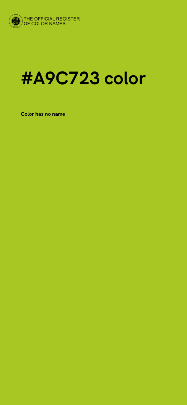 #A9C723 color image