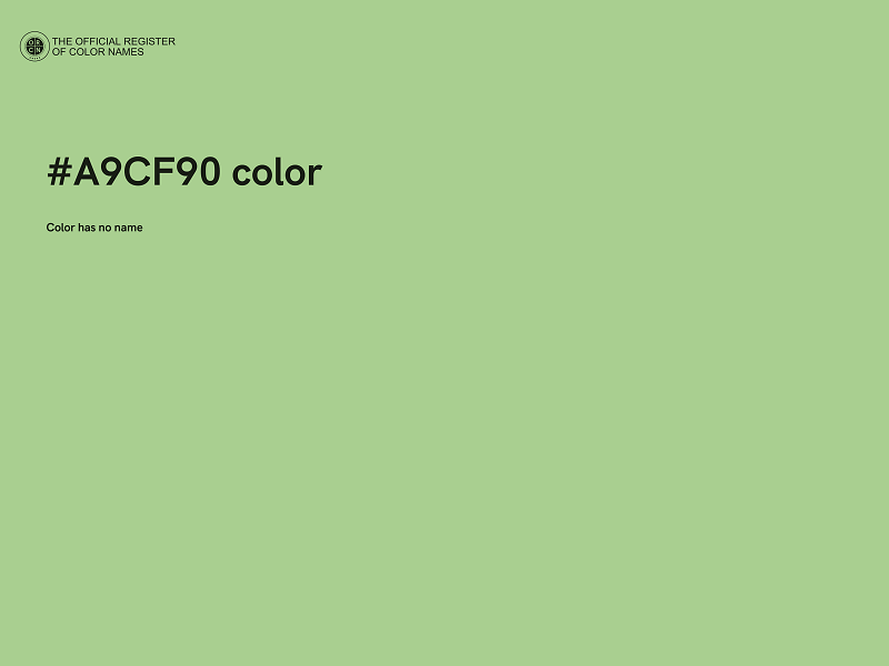 #A9CF90 color image