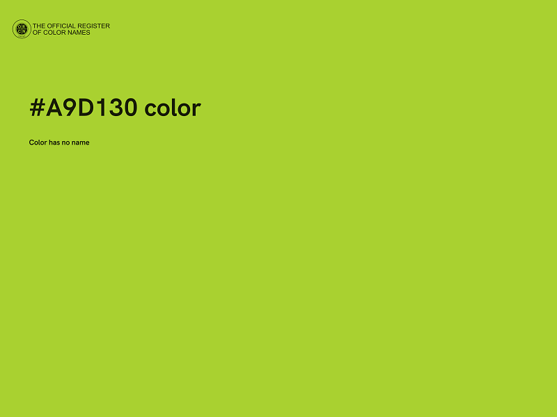 #A9D130 color image