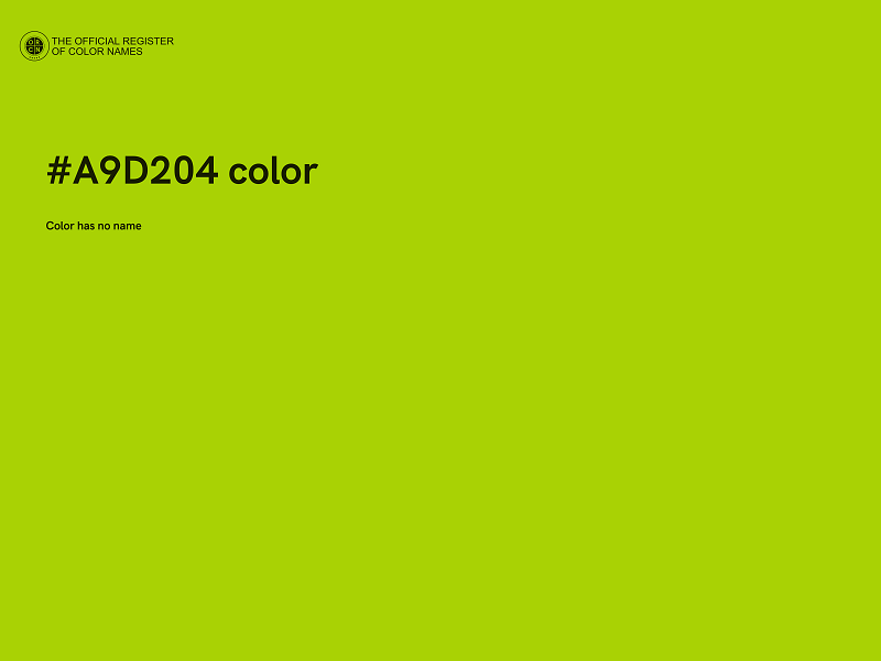 #A9D204 color image