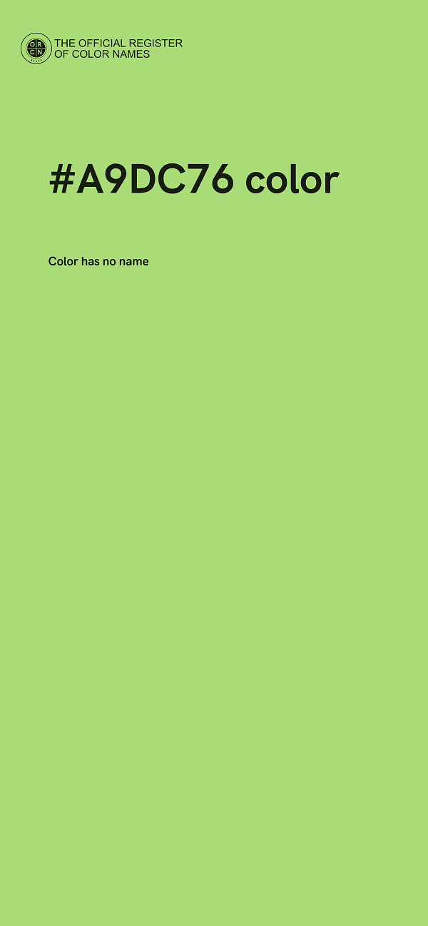 #A9DC76 color image