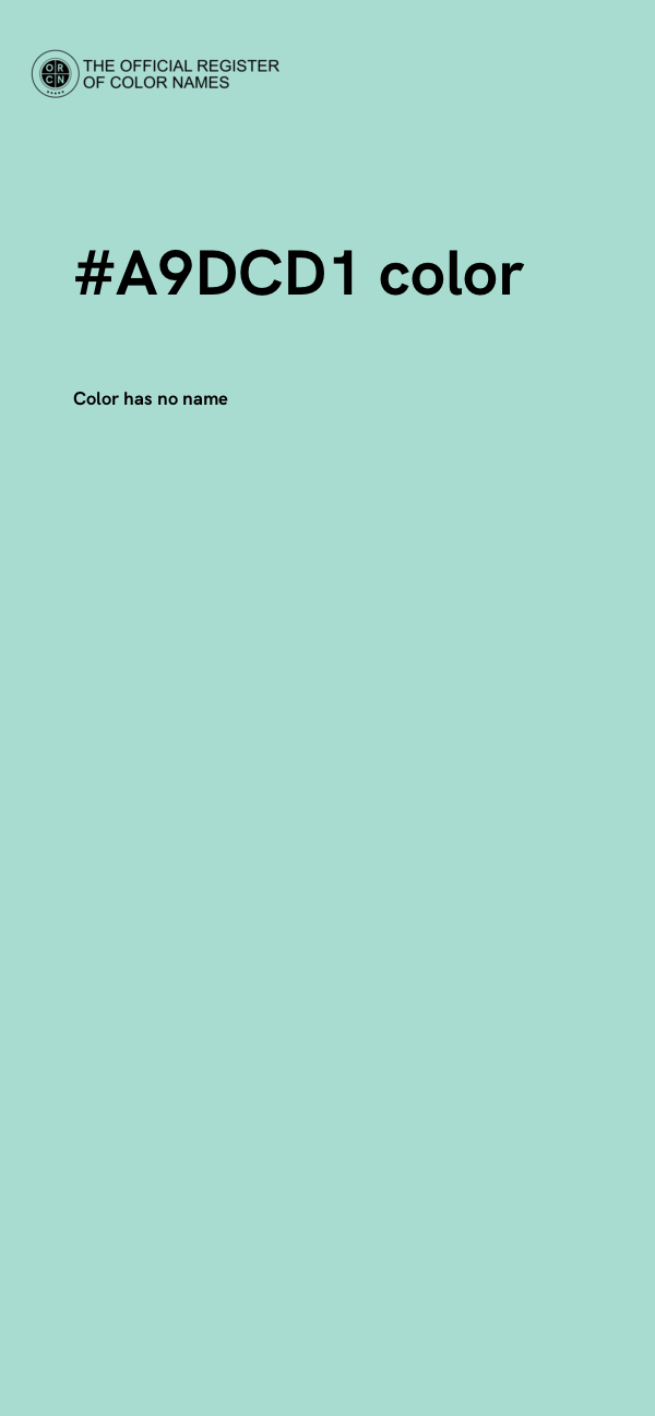 #A9DCD1 color image