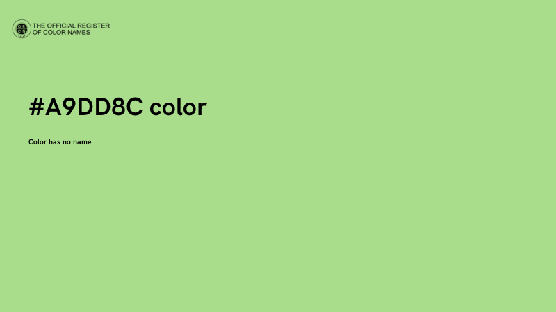 #A9DD8C color image