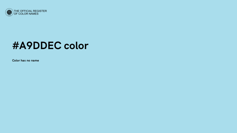 #A9DDEC color image