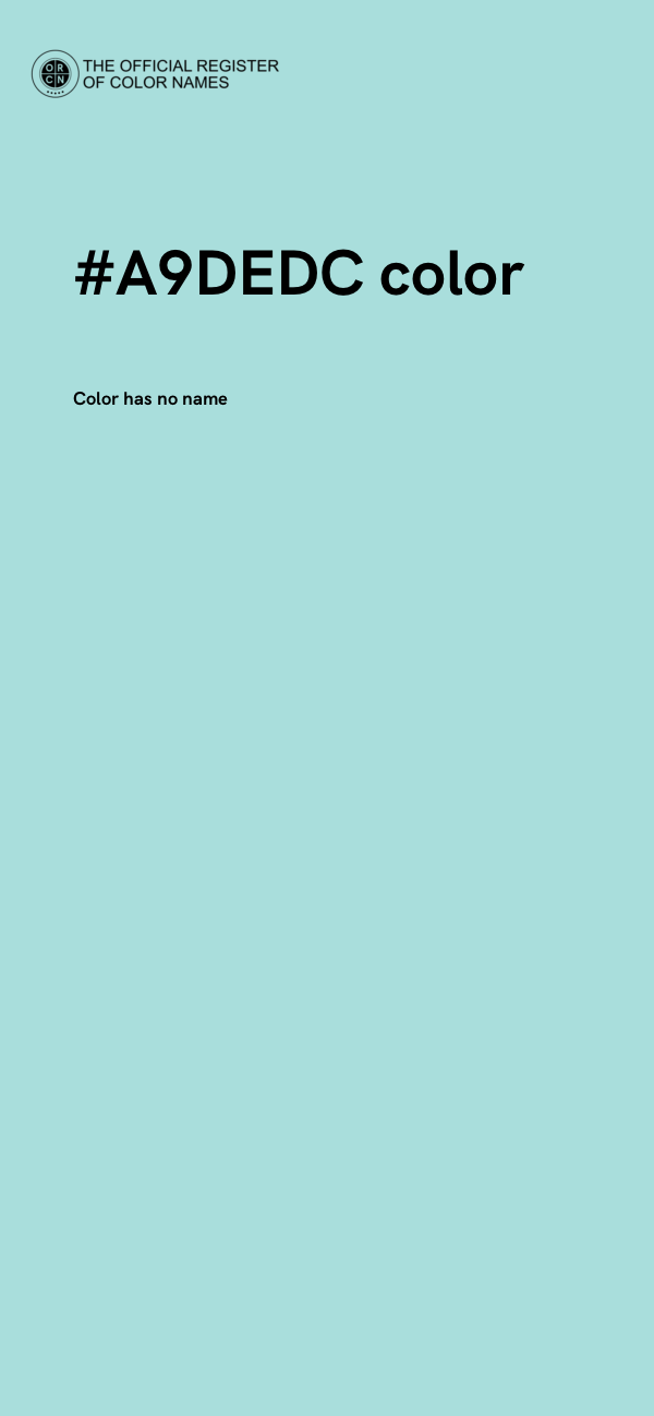 #A9DEDC color image