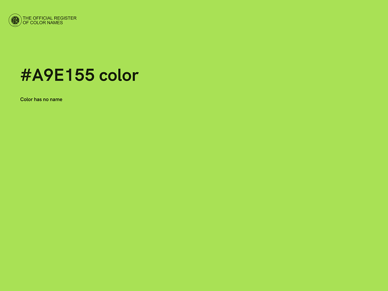 #A9E155 color image