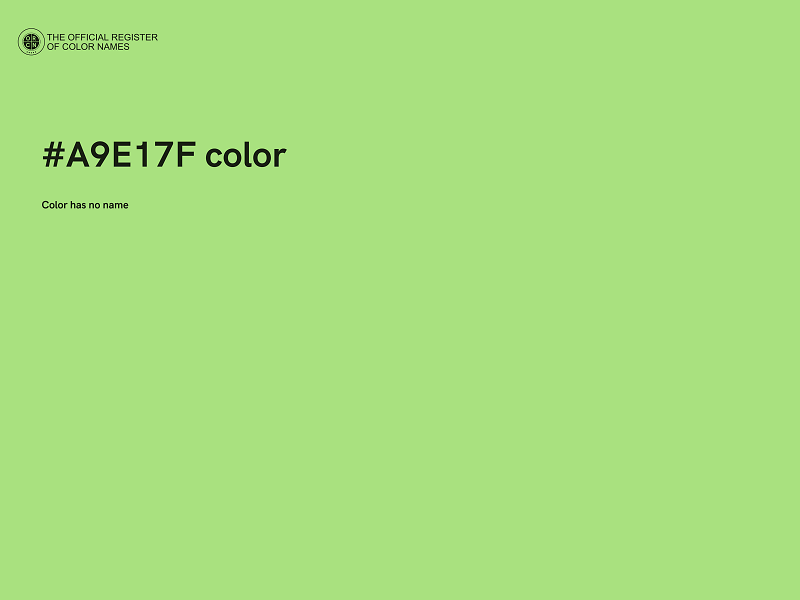 #A9E17F color image