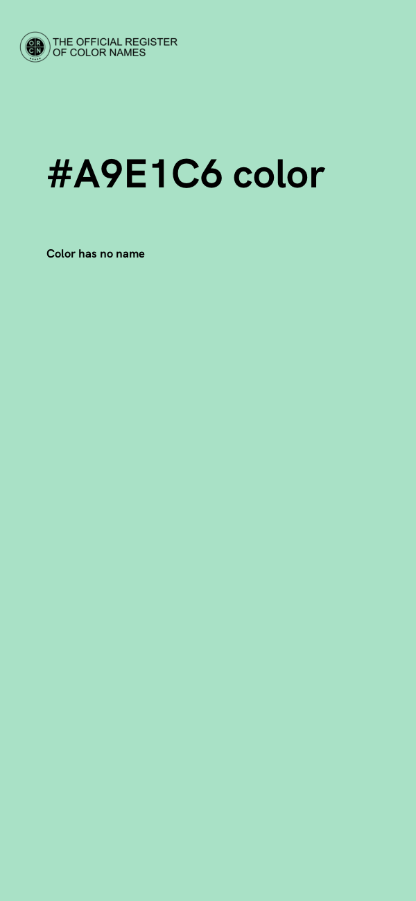 #A9E1C6 color image