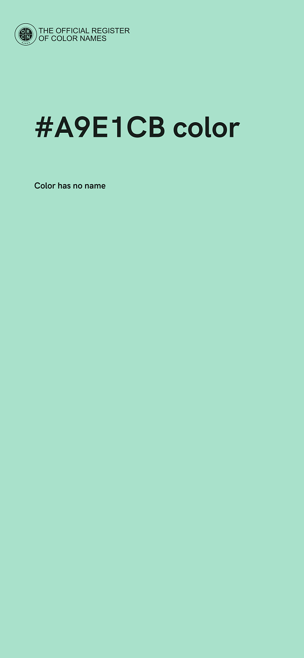 #A9E1CB color image