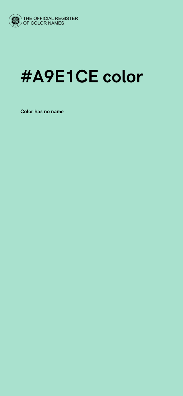 #A9E1CE color image