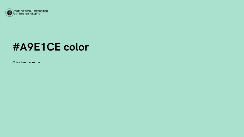 #A9E1CE color image
