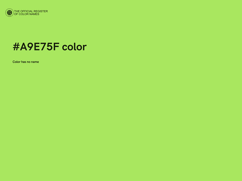 #A9E75F color image