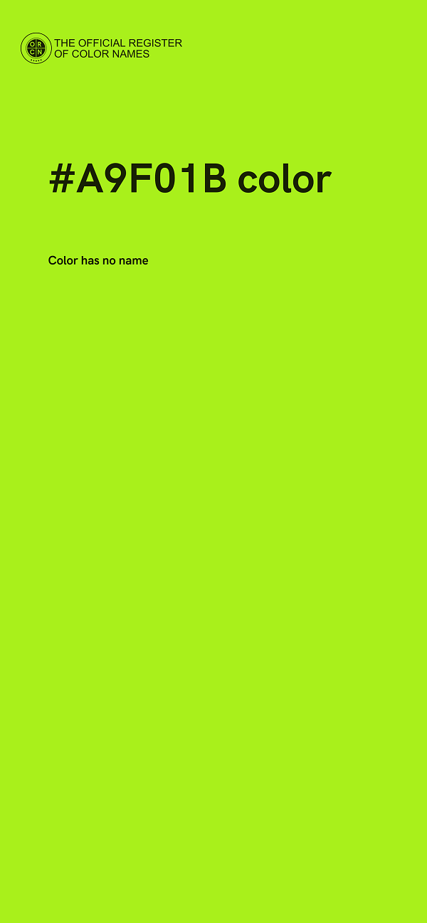 #A9F01B color image