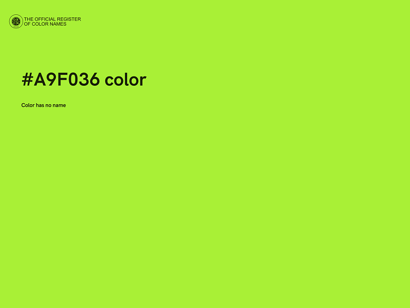 #A9F036 color image