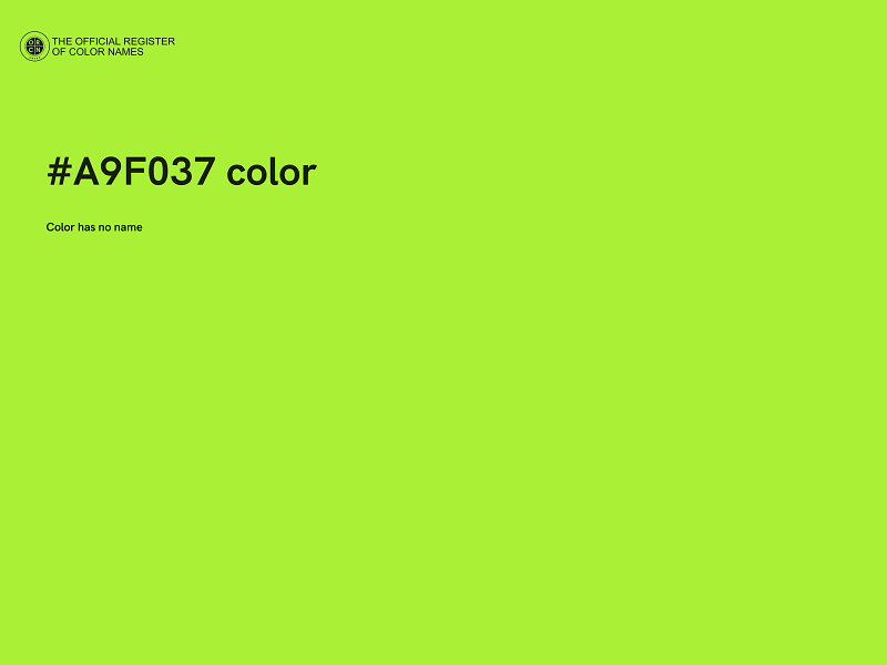 #A9F037 color image