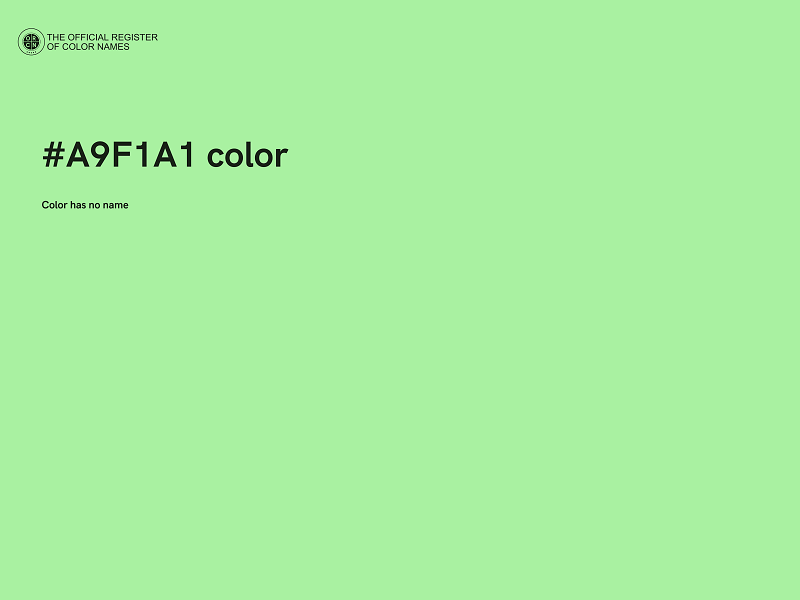 #A9F1A1 color image
