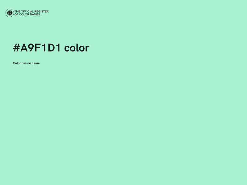 #A9F1D1 color image