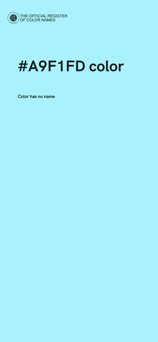 #A9F1FD color image