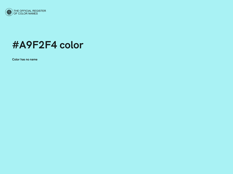 #A9F2F4 color image