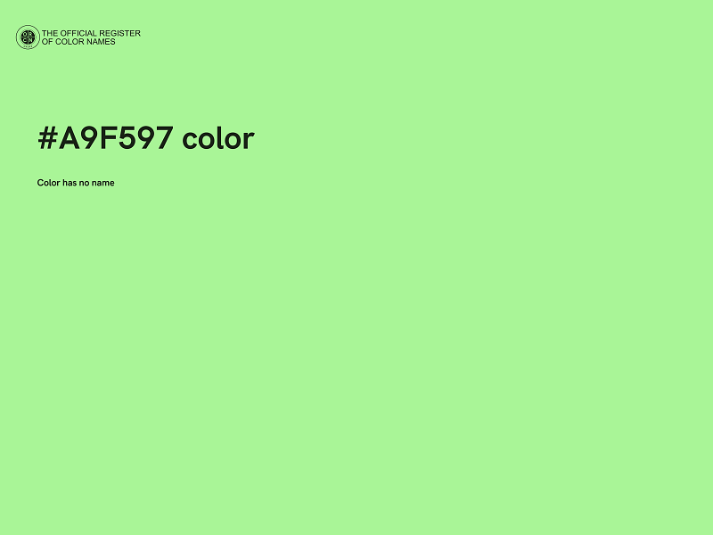 #A9F597 color image