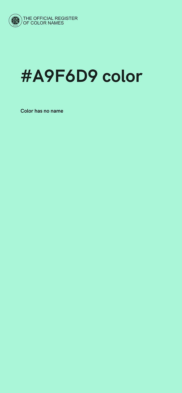 #A9F6D9 color image