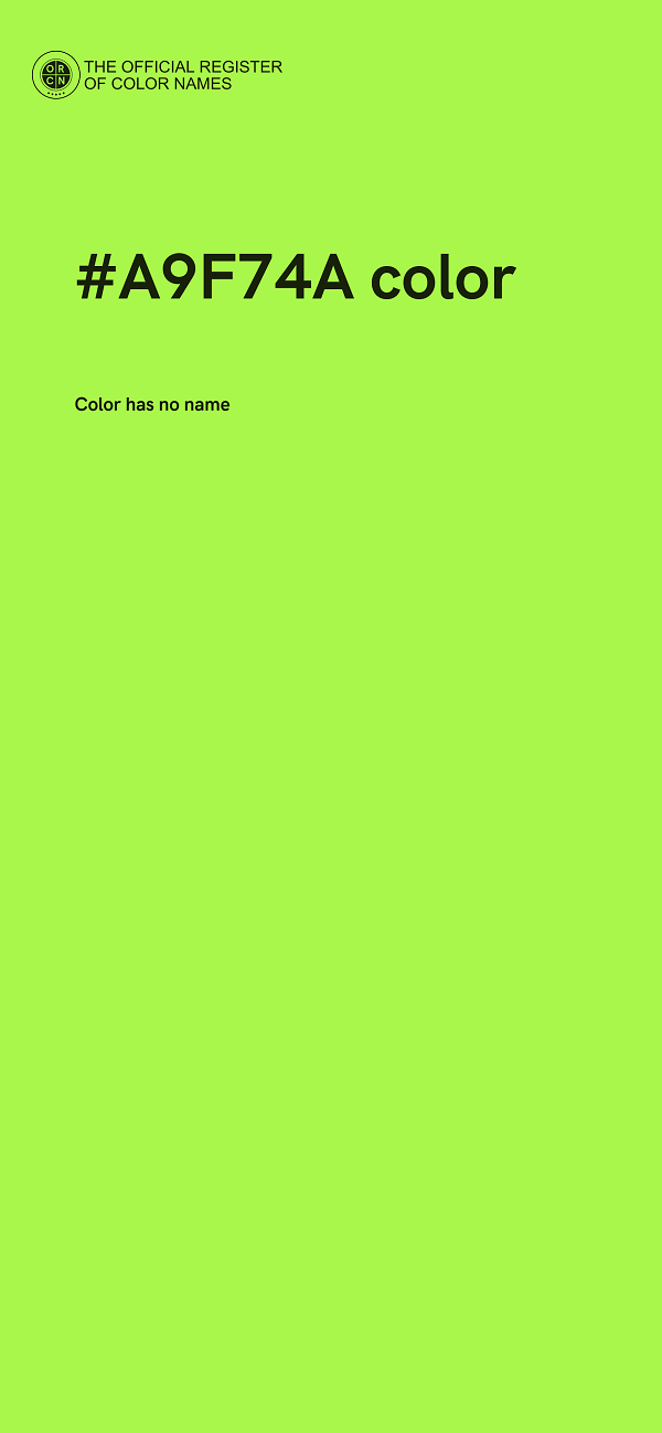 #A9F74A color image