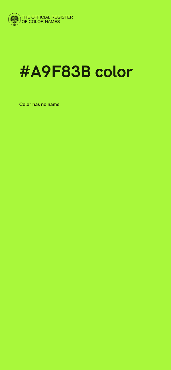 #A9F83B color image