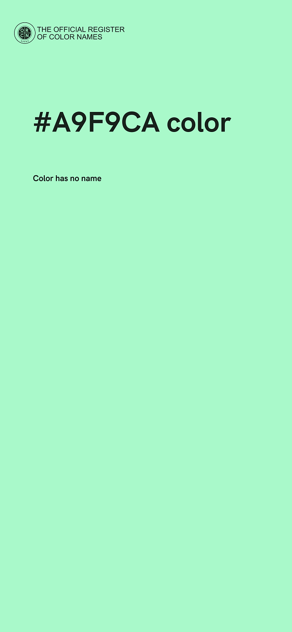 #A9F9CA color image