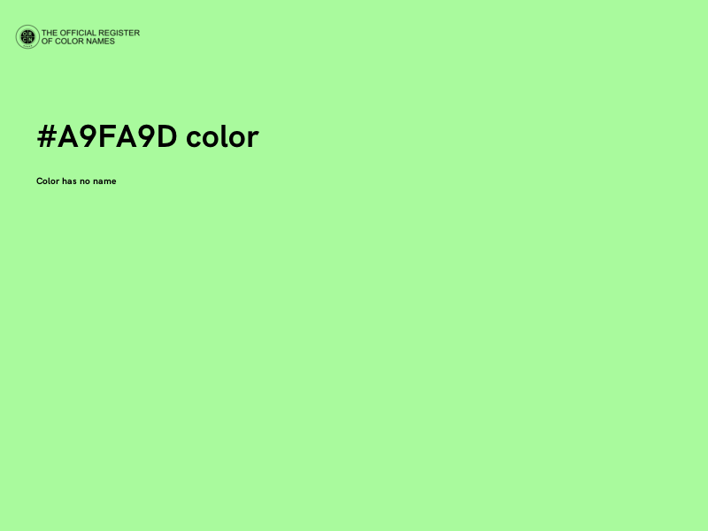 #A9FA9D color image